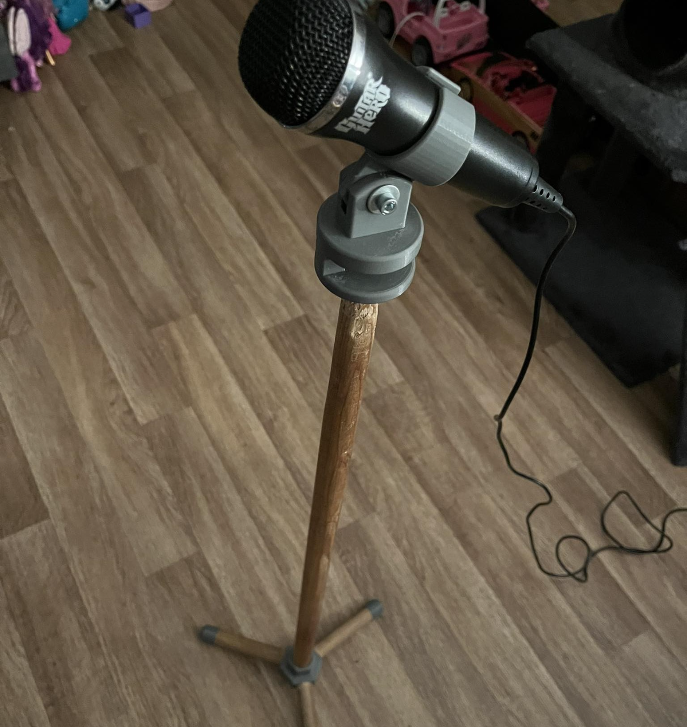 Stand, Guitar Hero microphone stand, and more