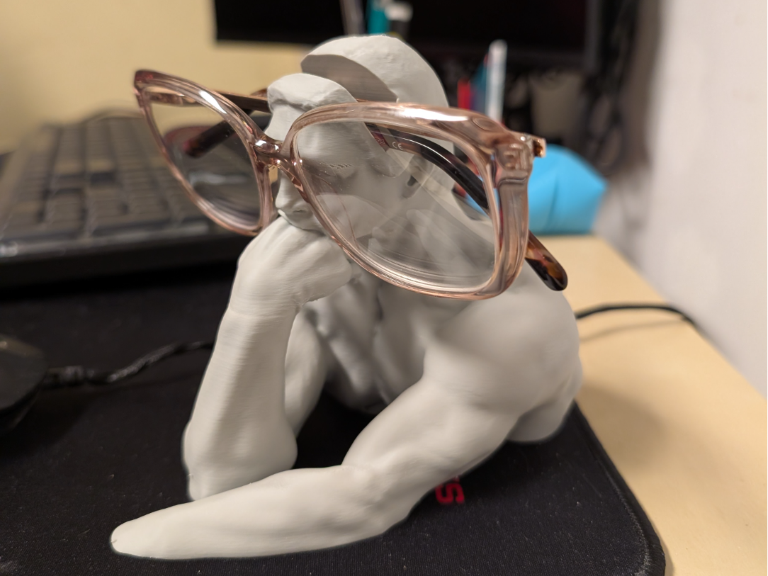 The Thinker Glasses Holder
