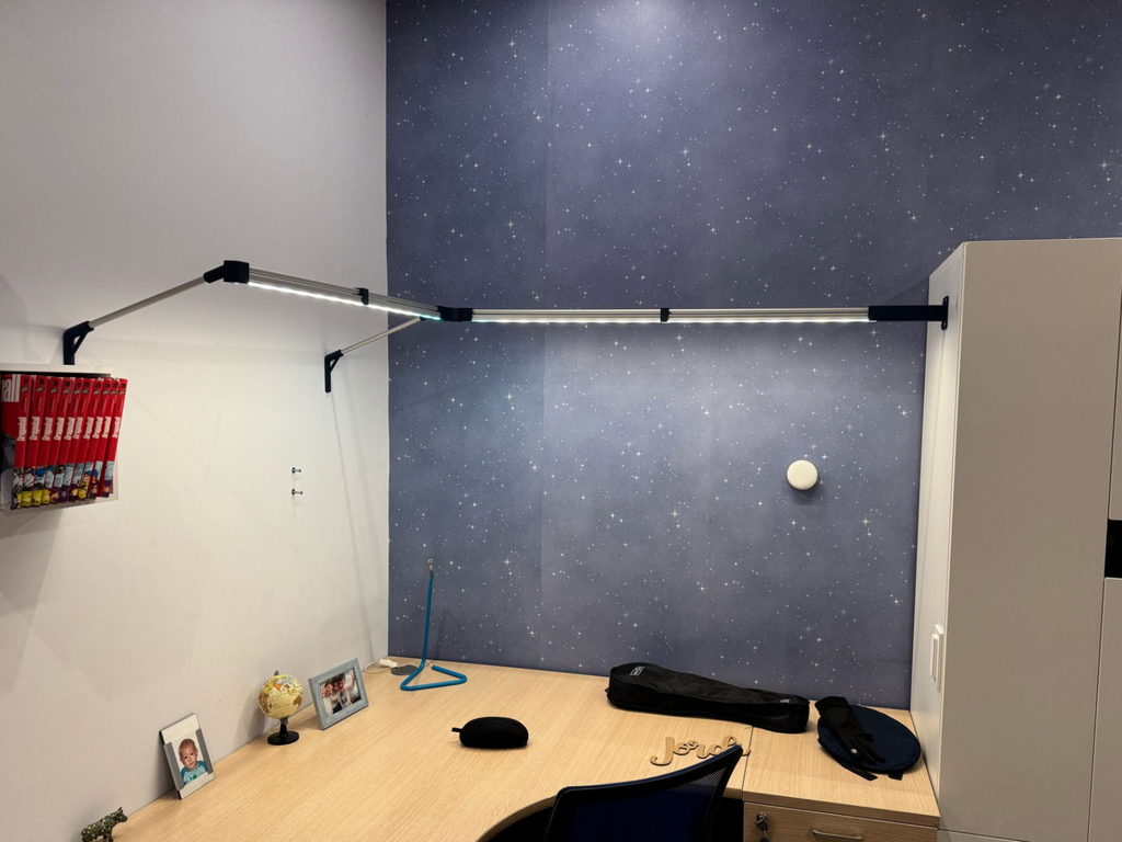 Desk Ceiling Light with Hue Led Strip