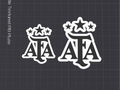 Escudo logo AFA Argentina parche