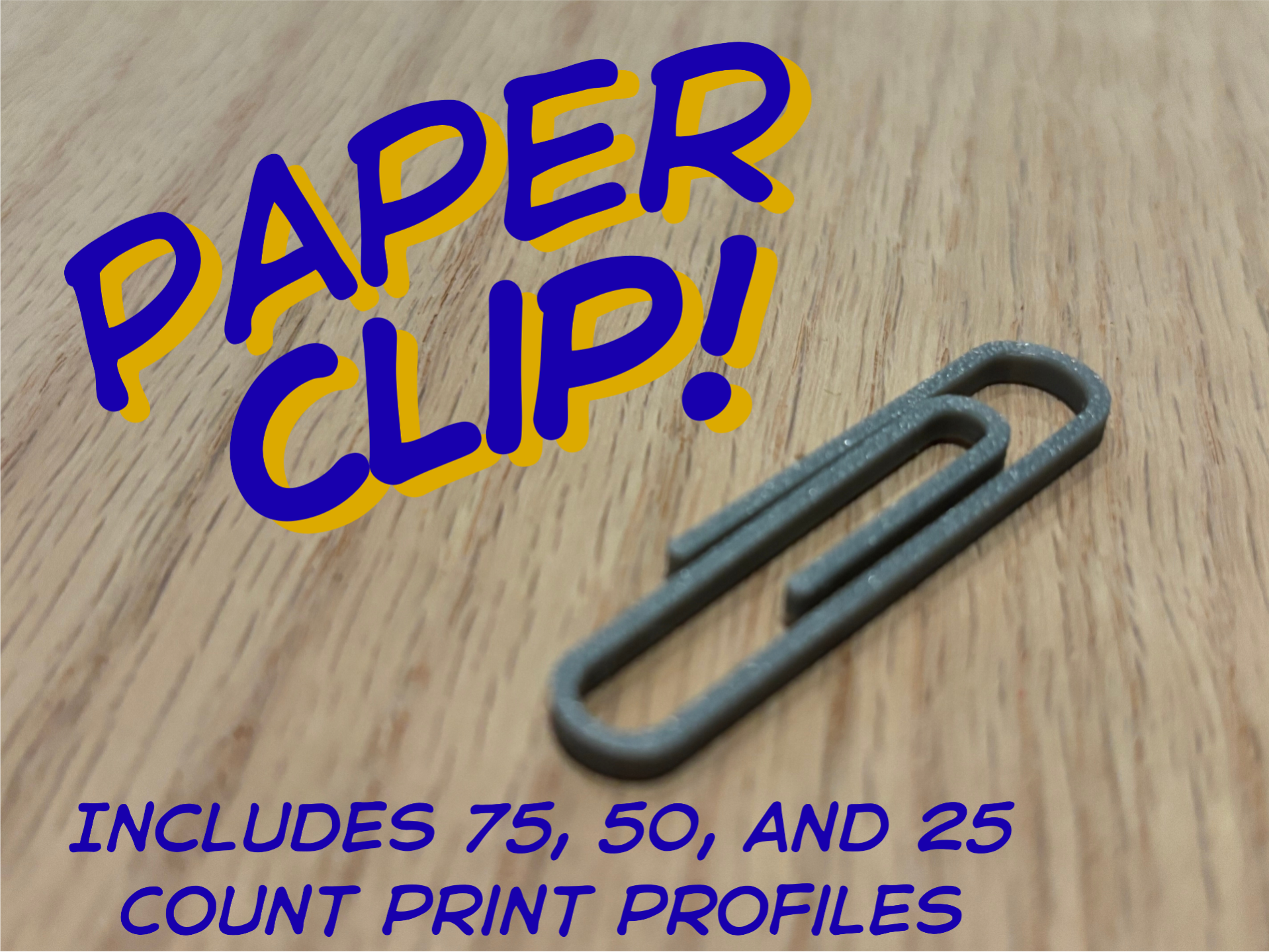Paper clip- fast print!