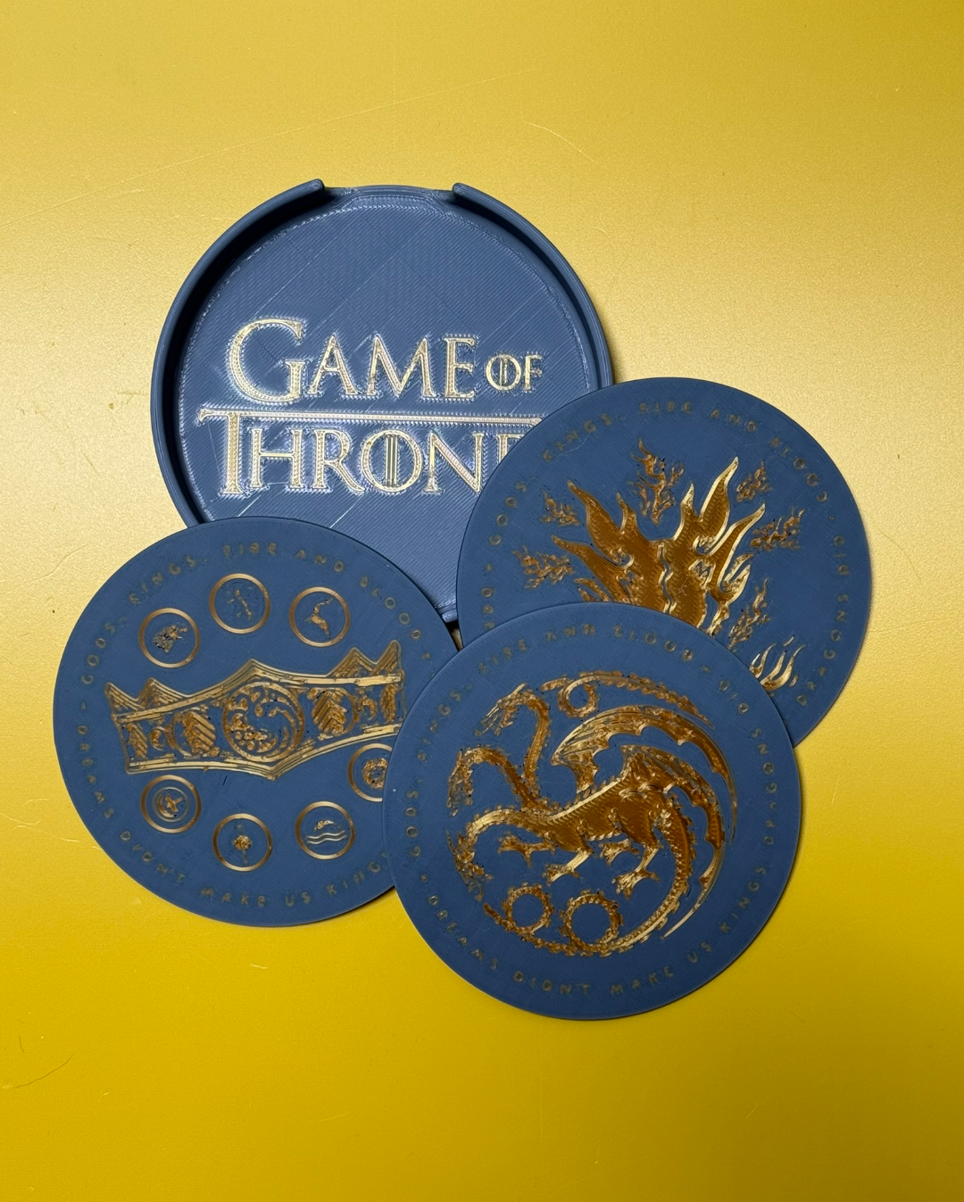 Game of Thrones coaster set with container