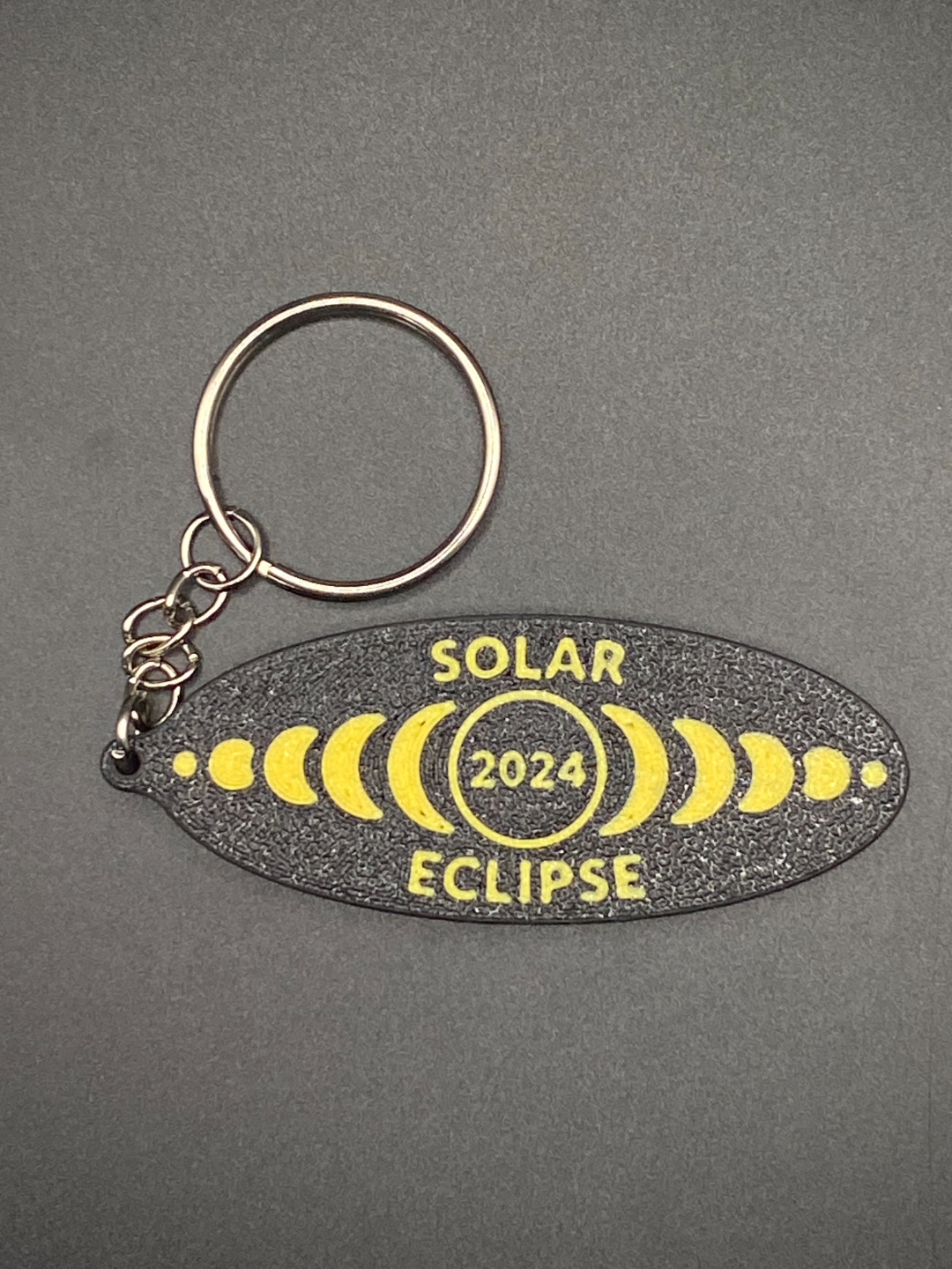 Solar Eclipse 2024 Keychain