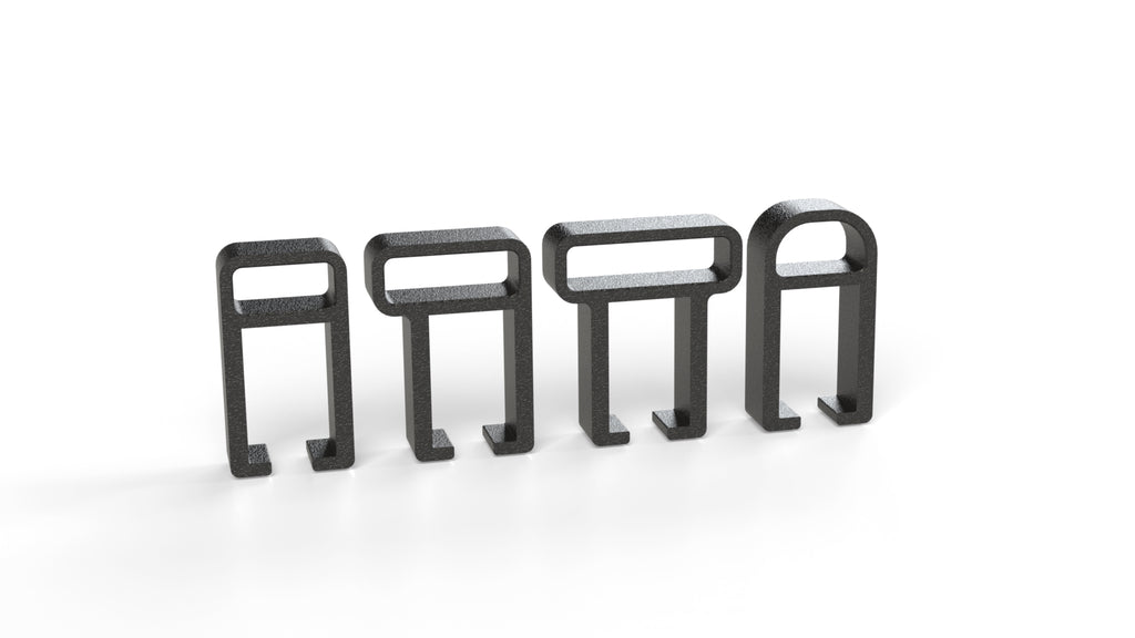 Multi-shaped PTFE clips BambuLab X1 P1