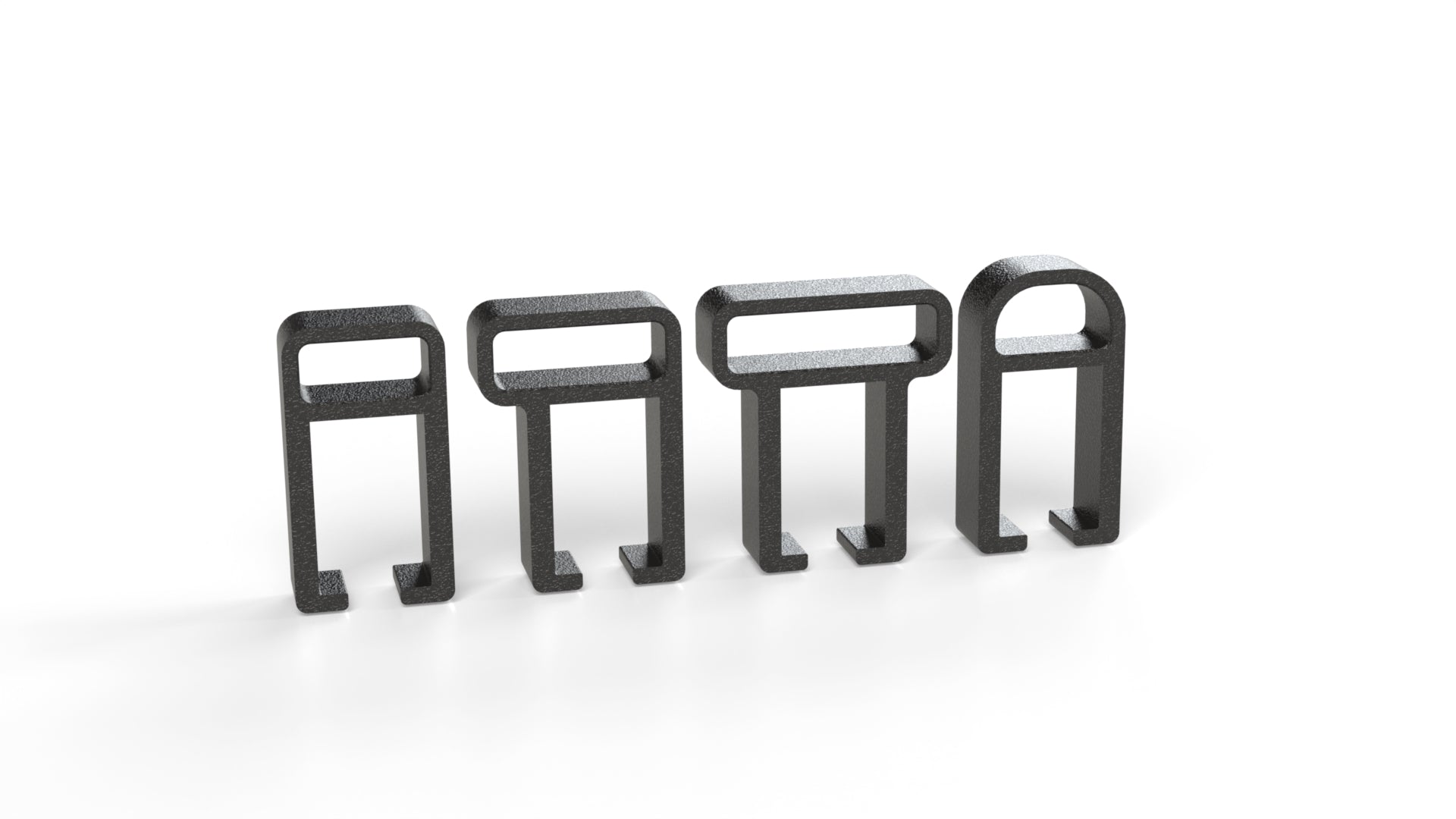 Multi-shaped PTFE clips BambuLab X1 P1
