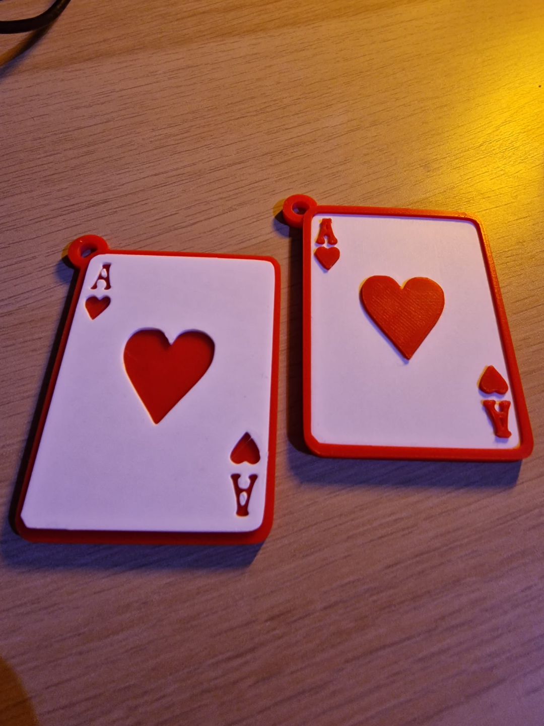 Ace of Hearts Keychain