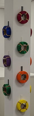 Basic spool wall mount