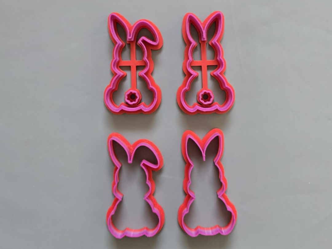 Easter Cutter Cookie Stamp Playdoh Clay Bunny Gift