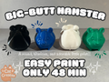 Big Butt Hamster [Easy Print!]