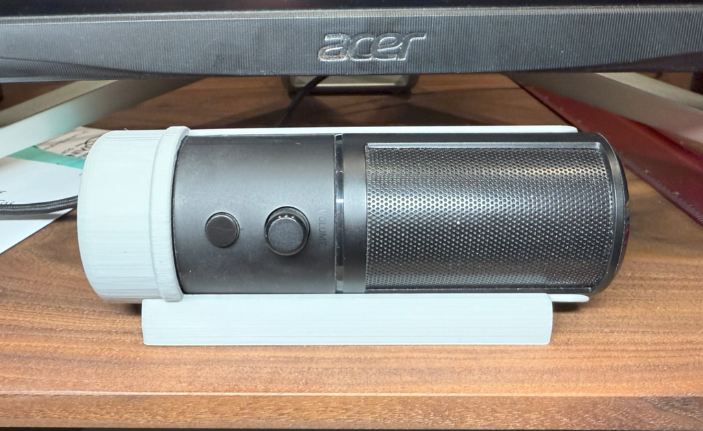 Horizontal Desk Holder for Razer Seiren (v1) Mic