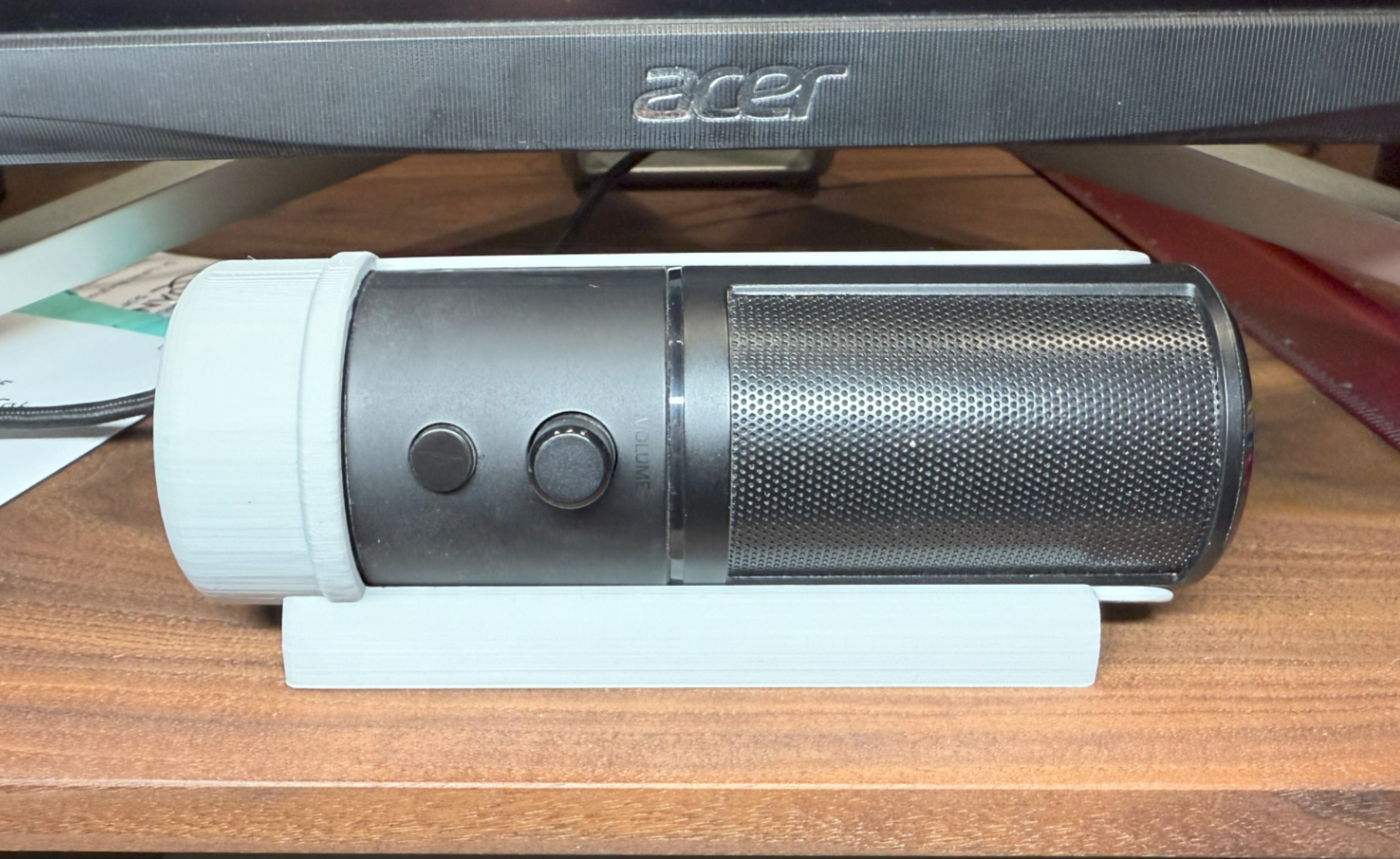 Horizontal Desk Holder for Razer Seiren (v1) Mic