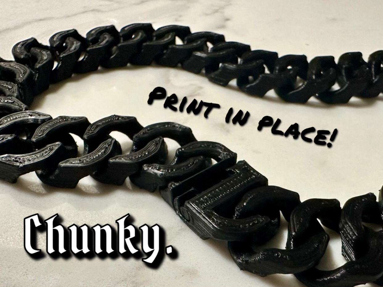 Chunky Chain No assembly no supports, no fasteners