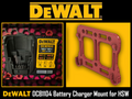 DeWALT DCB1104 Battery Charger HSW Mount