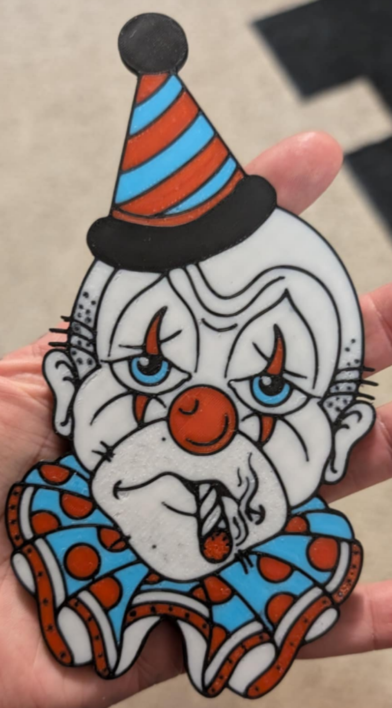 Sad Clown Magnet