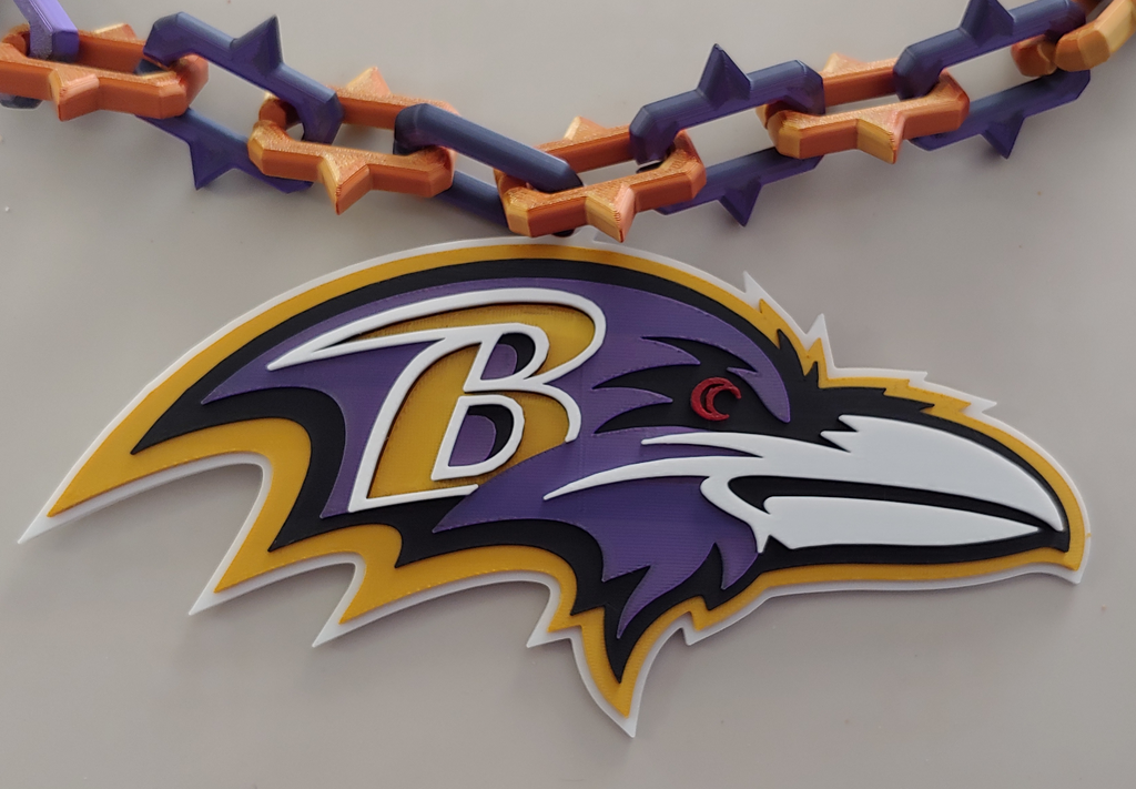 Ravens Logo for Neck Chain (no AMS Required)