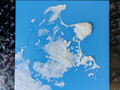 Insel Rügen Topographie Relief Karte