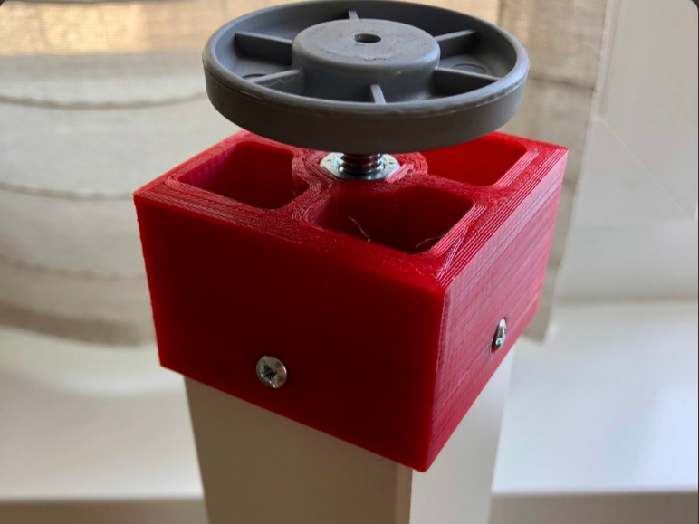 IKEA LACK to BESTÅ leveling foot adapter
