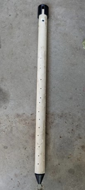 Deep drip watering stake using 1" PVC pipe