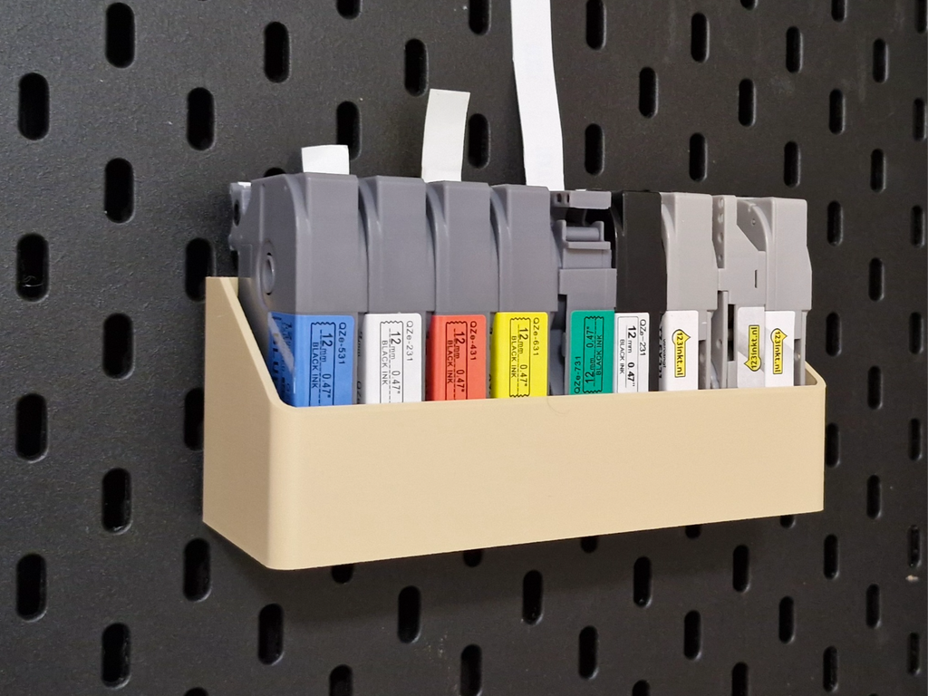 Skadis brother P-touch tape holder