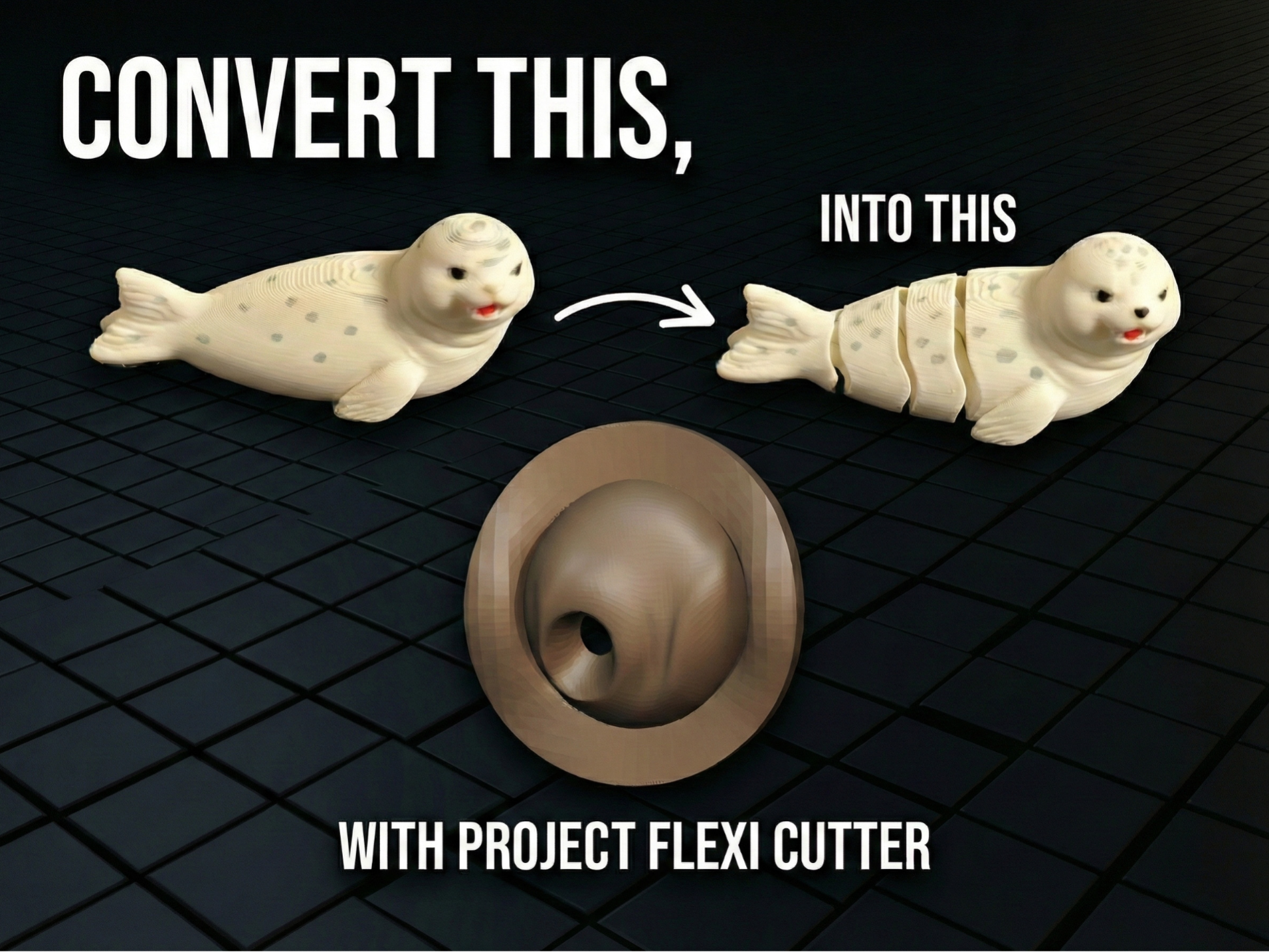 Project cutter for flexi toys