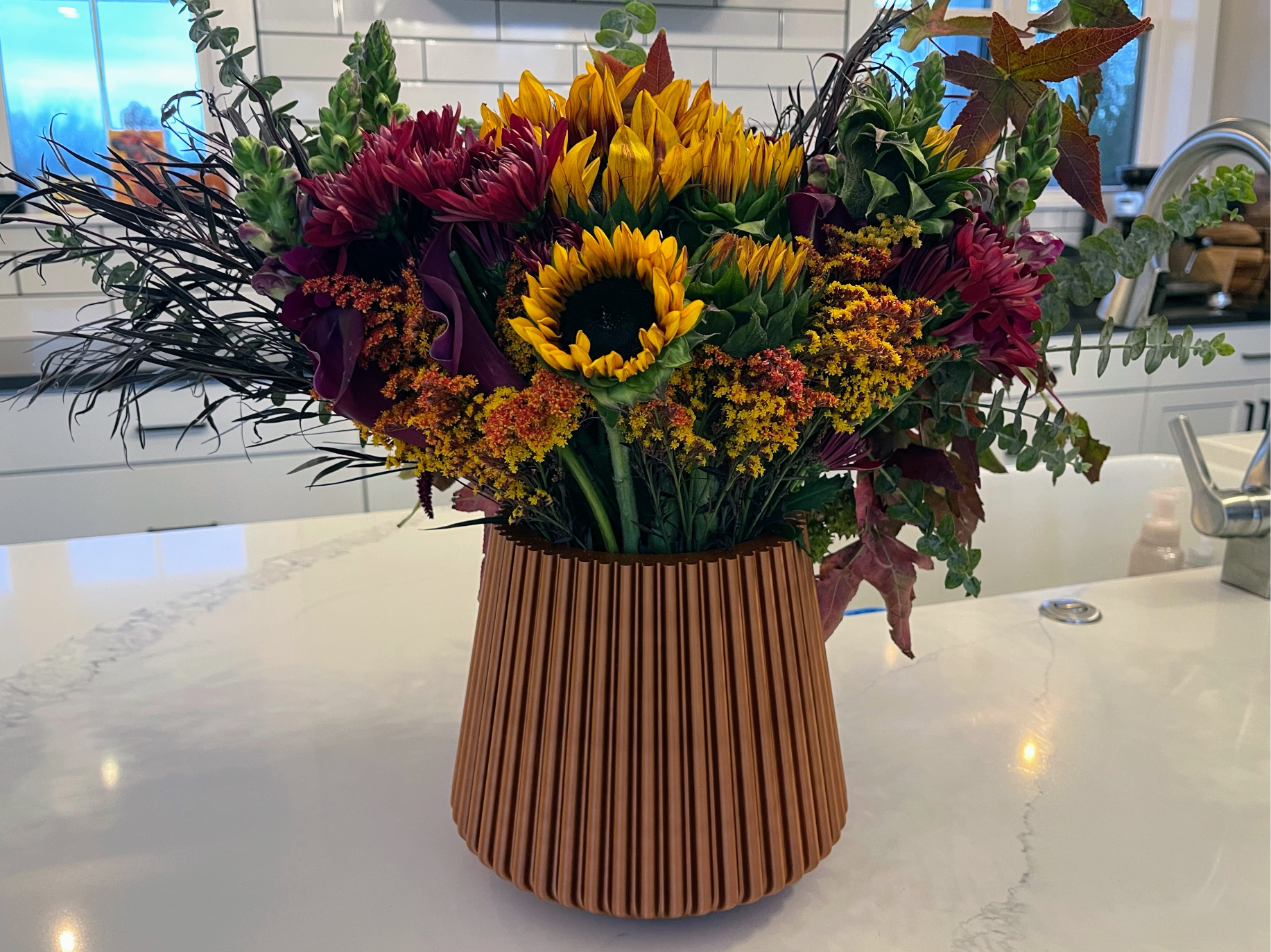 Wide Flower Vase / Pot