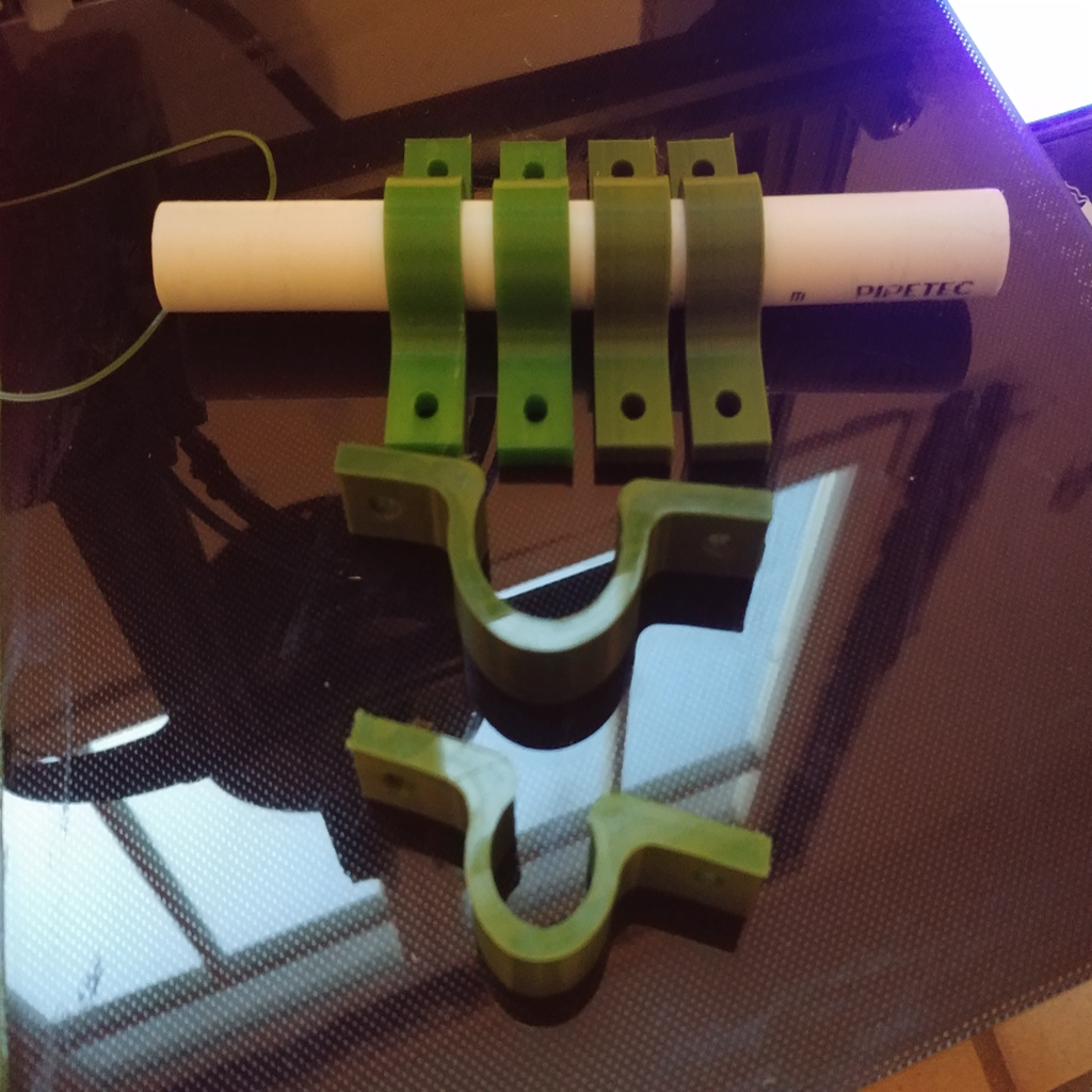 Wall Tube mount / bracket for 16 and 26 mm OD