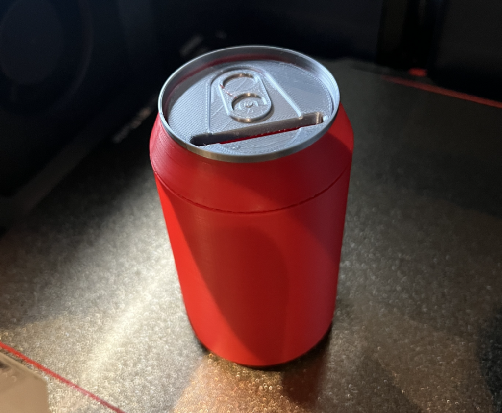 Soda can piggybank