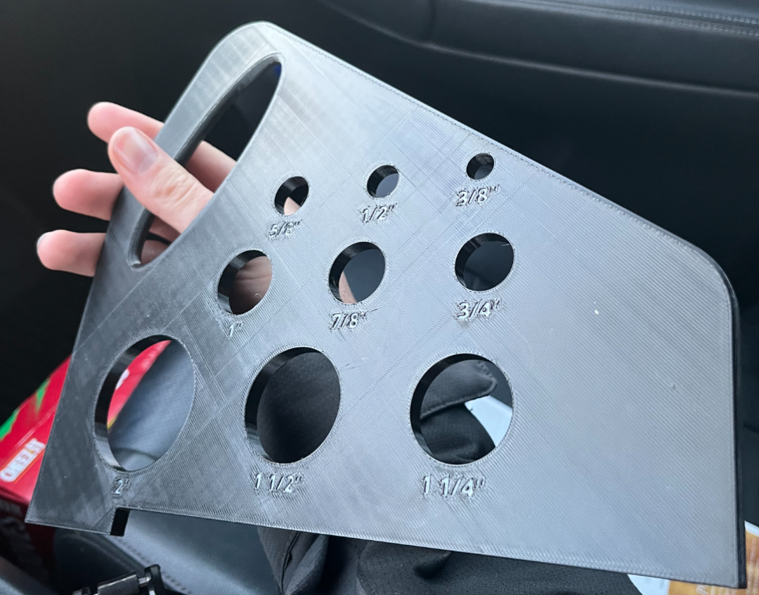 Saw Guide w/ Drill Hole Template