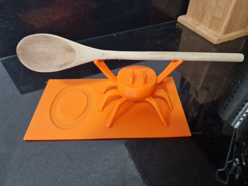 Base for Crab spoon rest by Adam