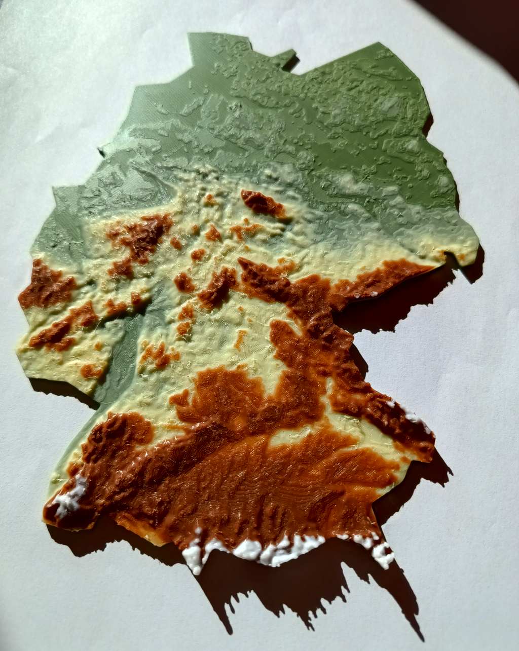 Terrain Map - Colored - Germany - No AMS Needed