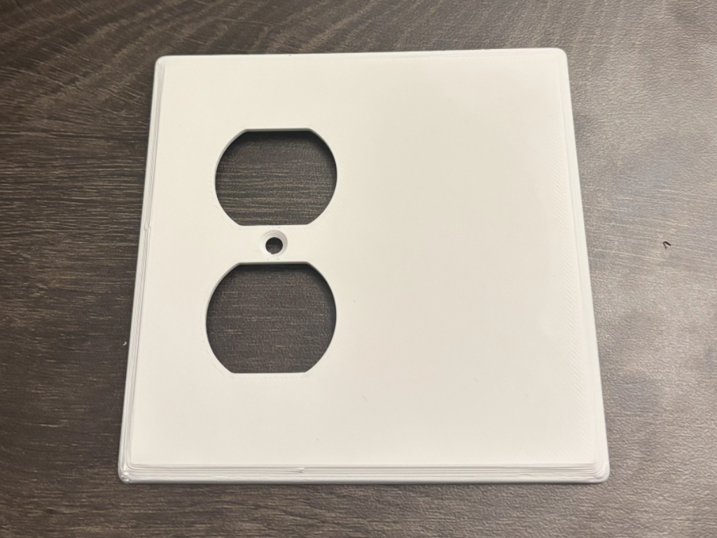 Double Gang Outlet & Blank Wall Plate