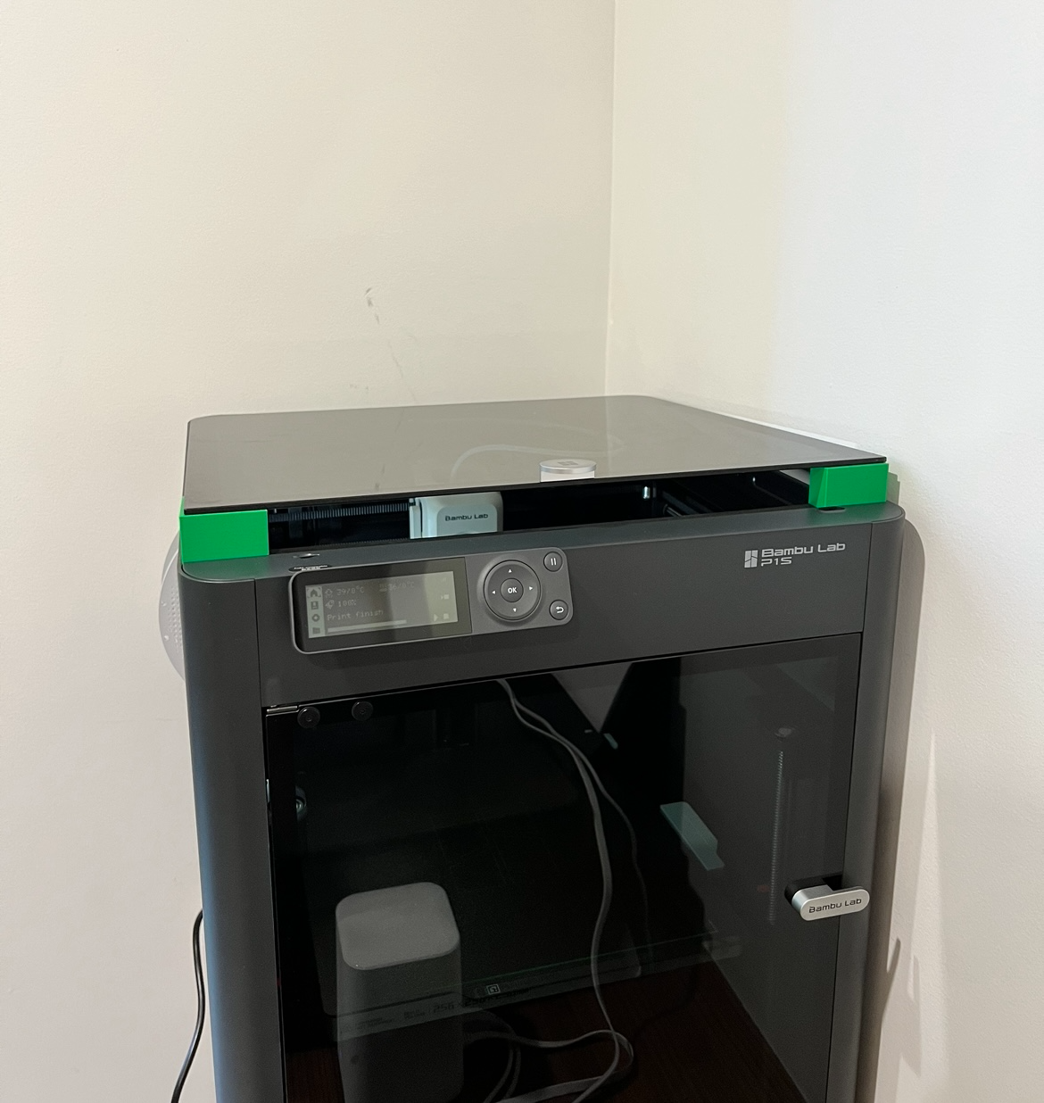 Top glass riser for P1S