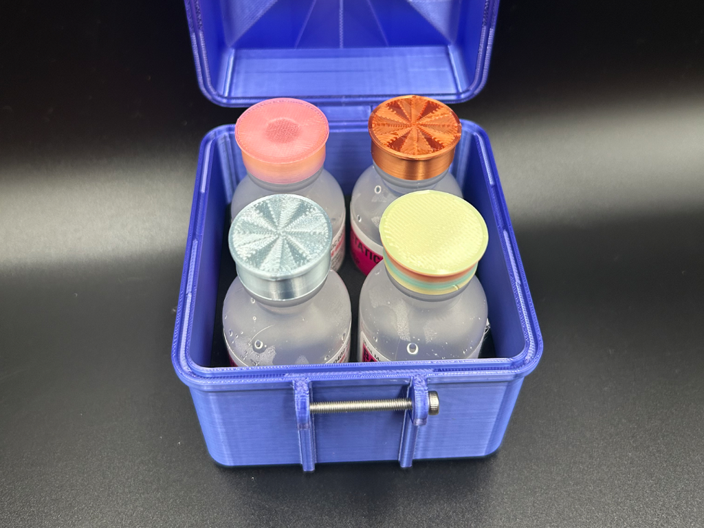 4 count 30ml hospira bac water case