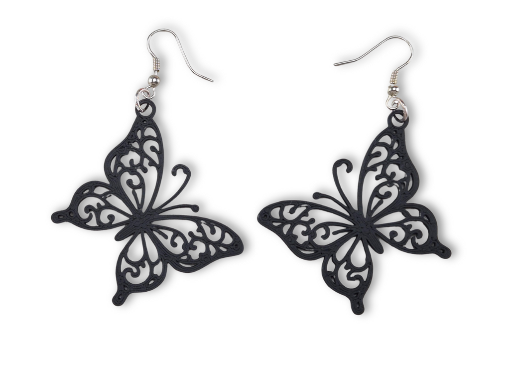 Filigree Butterfly Earrings