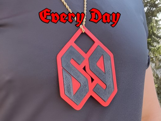 69 keychain, trinket