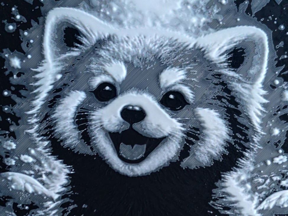 Happy Panda 16x24 cm