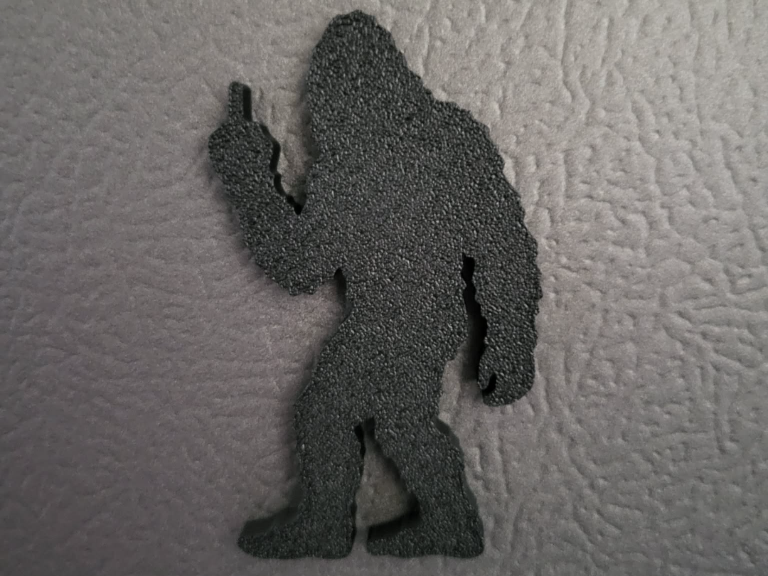 Bigfoot "Middle Finger" Magnet