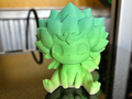 Flower Dragon Figurine