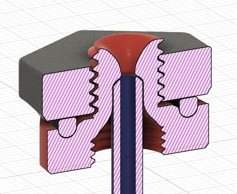 M6 & M10 Dry Box sealed passthrough Screw