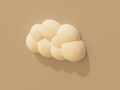 Cozy small Cloud for Wall Hanging - 3D Wall Art