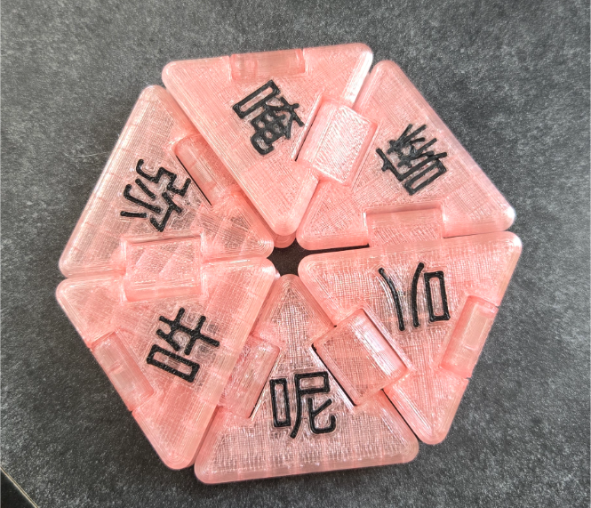 Customizable Hexaflexagon