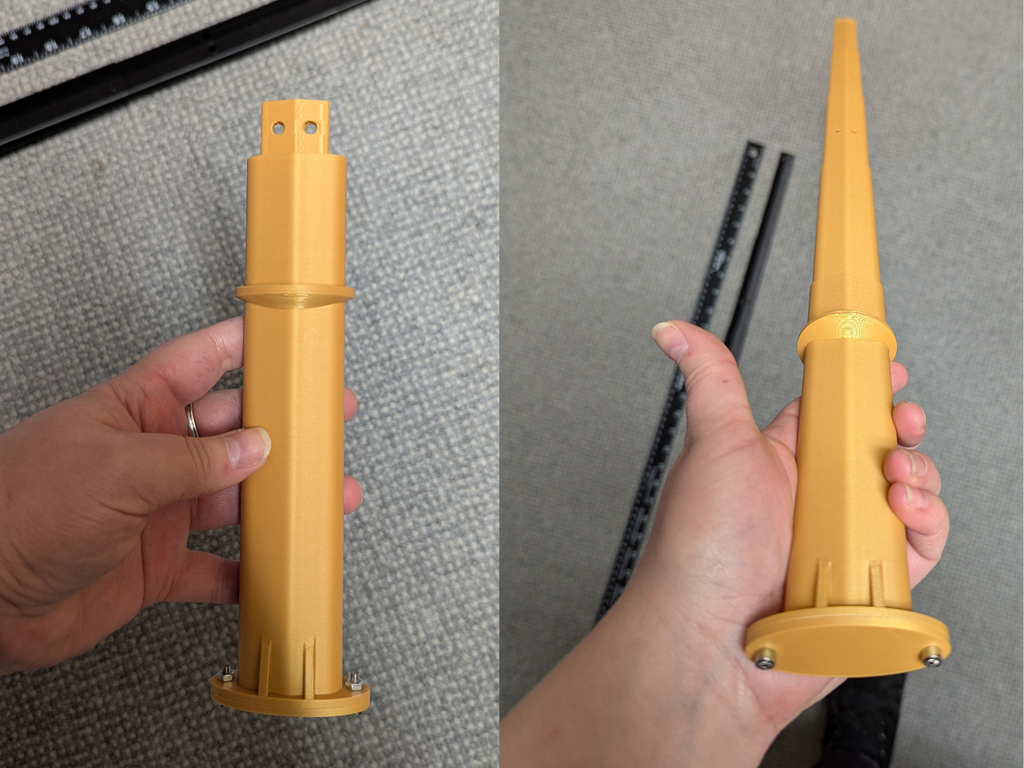 Protest sign handle extendable telescopic