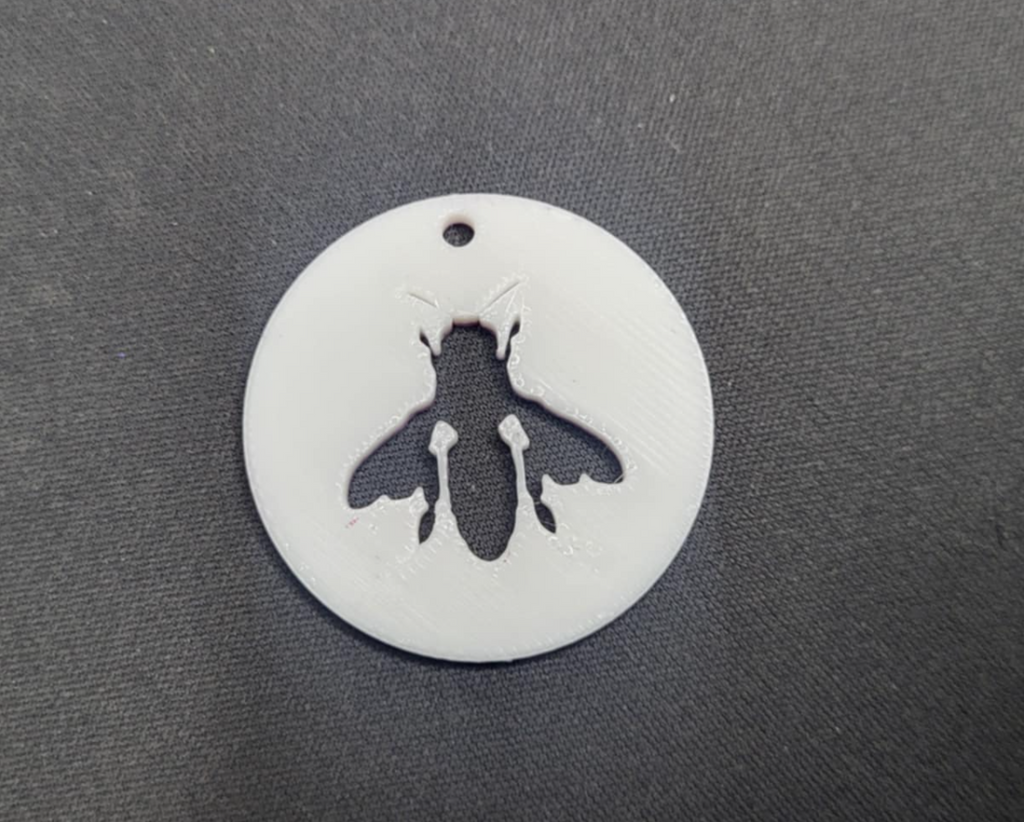 Honeybee keychain