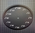 Square root clock