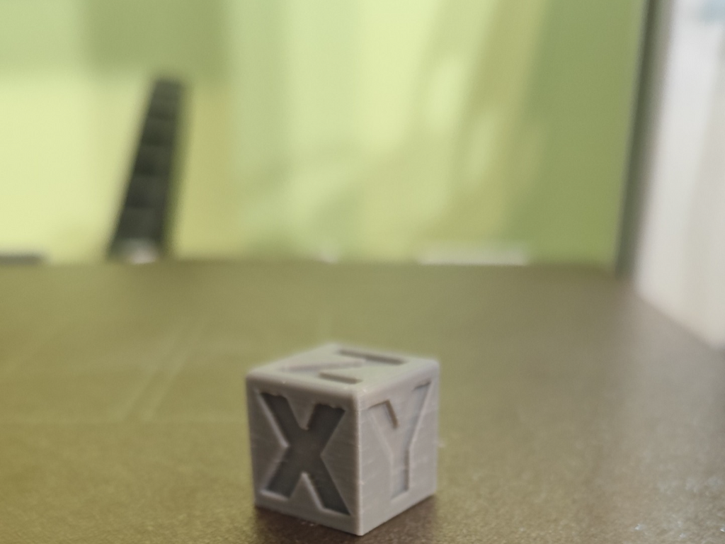 XYZ calibration test