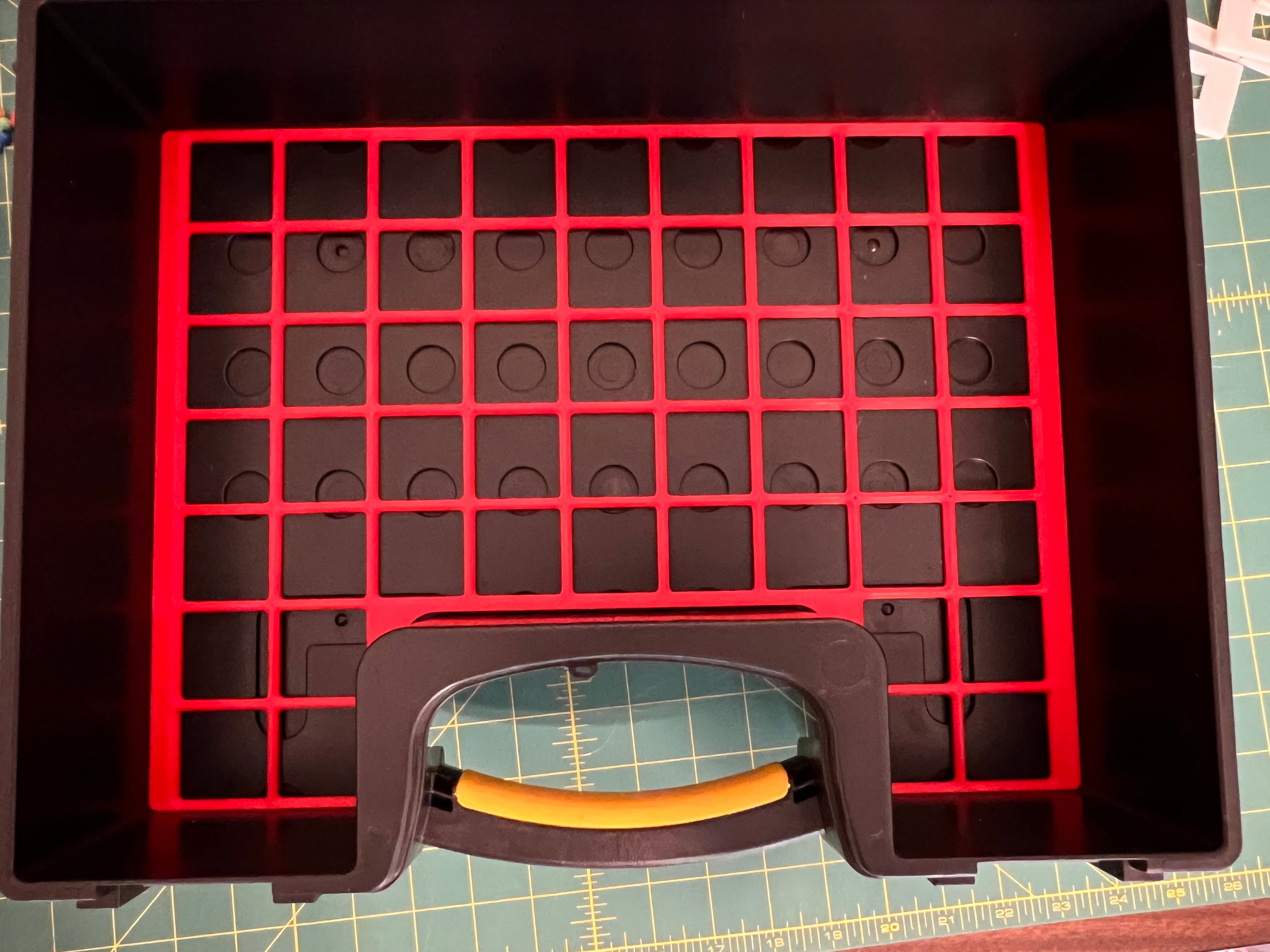 Gridfinity baseplates for Harbor Freight parts organizer (large)
