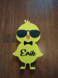 Chick with sunglasses