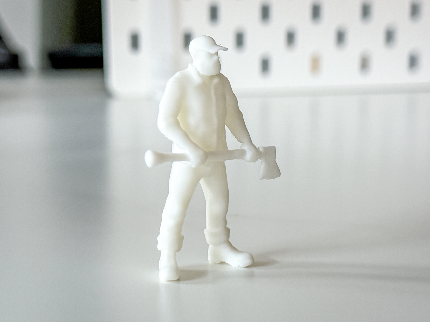Miniature Man/Lumberjack for your Diorama