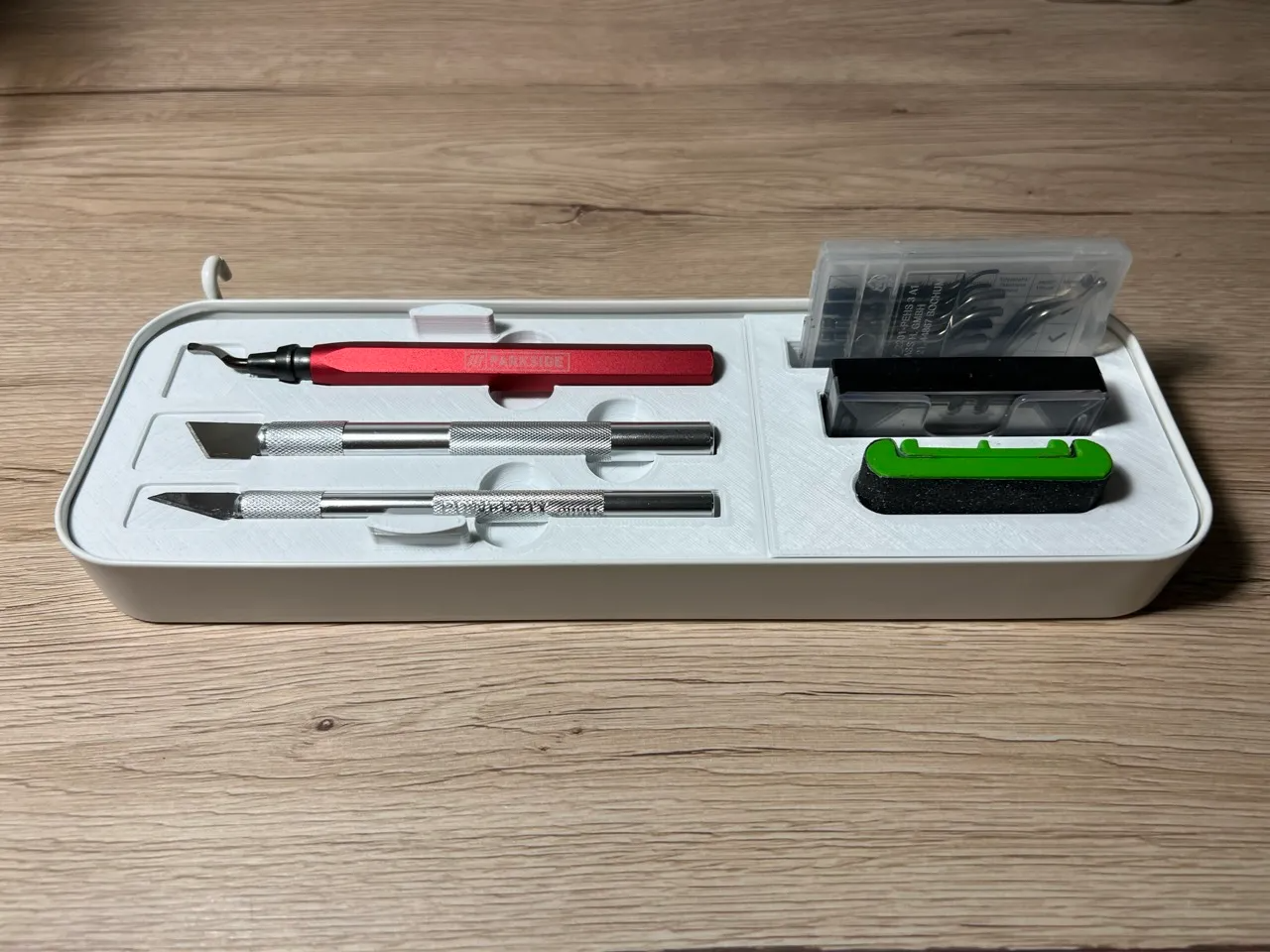 Ikea Skadis finishing tools stackable insert