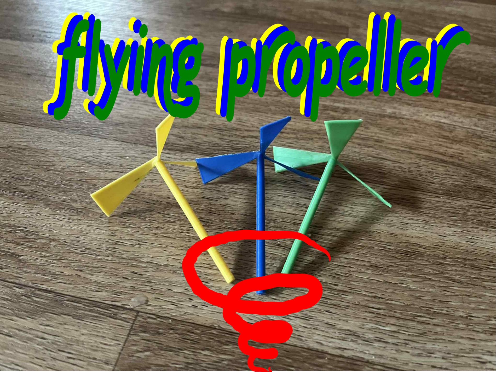 Amazing flying propeller